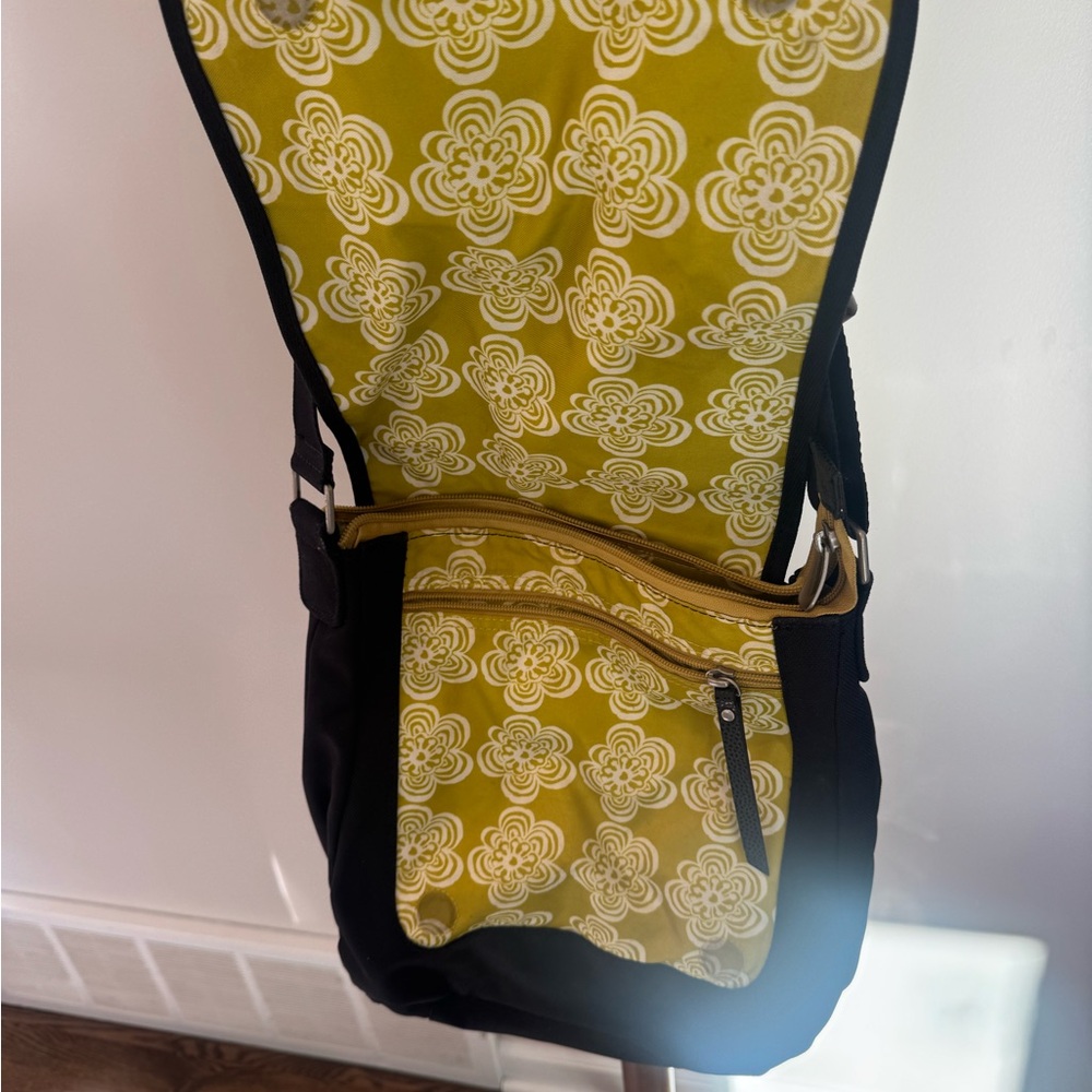 Haiku Black Embroidered Shoulder Bag - Picture 2 of 3